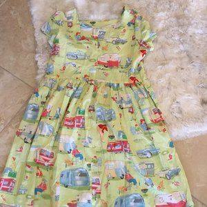 Unique Vintage X Silly Old Sea Dog trailer print dress size 20 UK New